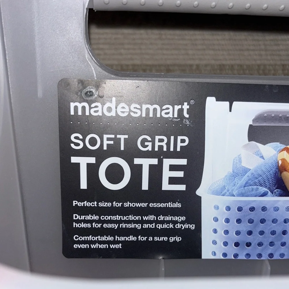 NWT Soft Grip Tote - Gray